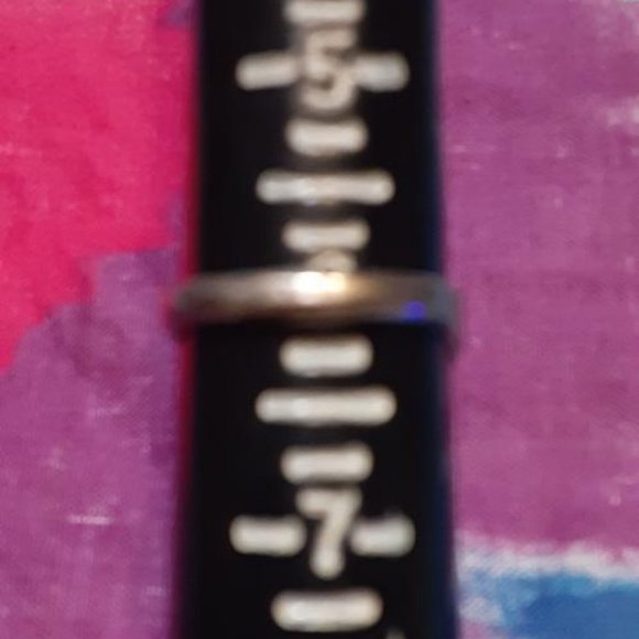 Mother of Pearl Ring Signed TS - Picture 5 of 6